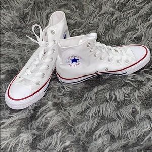 Brand new white converse